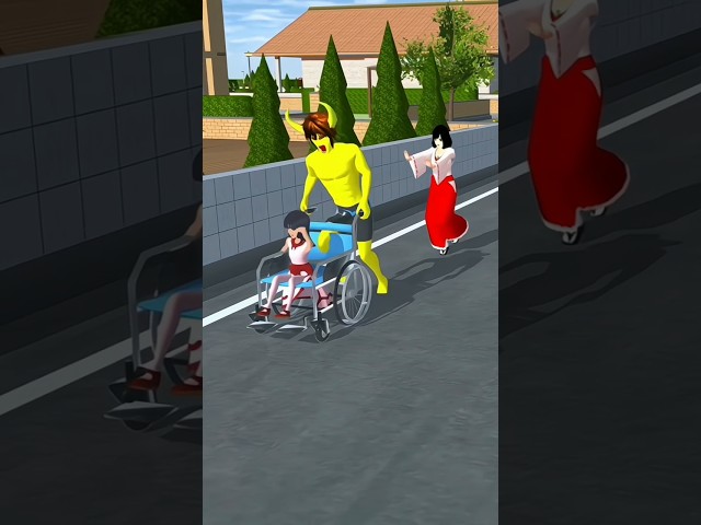 yuta saved his sister's life🤗😍😱. #sakuraschoolsimulator#shorts#shortsfeed#ytshorts#viral#viralshorts