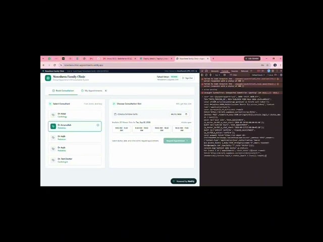 Building a Full-Stack Clinic Automation App with React, Supabase & n8n