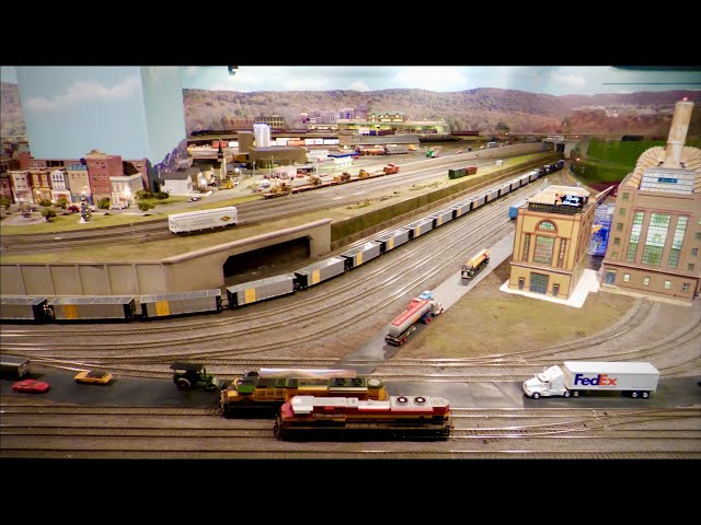 Amazing HO Scale Model Railroad at the Burlington County Club