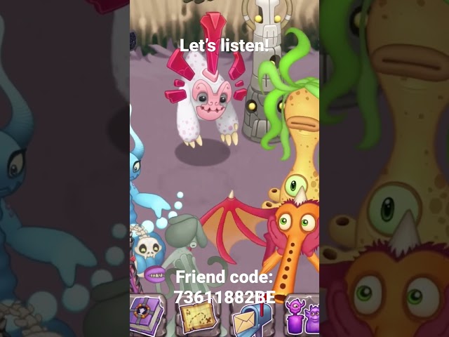 Getting G’day @Dabfoots  #mysingingmonsters
