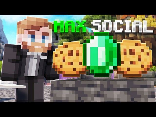 The BEST Way To Farm MAX SOCIAL 25 in Hypixel Skyblock!