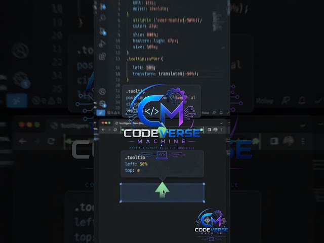 CSS Tooltip Arrows Explained in 30 Seconds! 🎯 | CSS Tips & Tricks #shorts