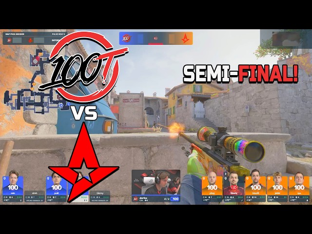 Semi-Final! 100 Thieves vs Astralis - Highlights - Stake Pulse Beat II - CS2