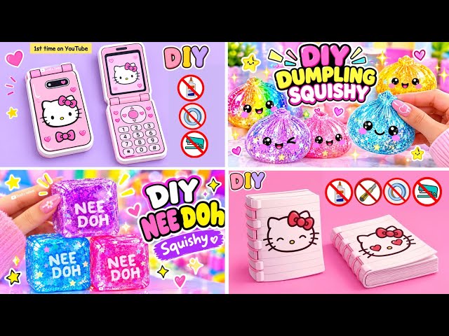 How to make viral dumpling at home / DIY Needoh cube/ Paper craft/ Easy craft ideas/ art and craft