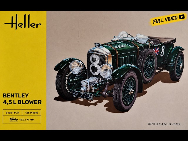 Bentley 4,5L Blower Heller 1/24 Full Video