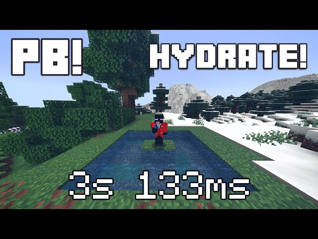 HYDRATE PB! | V26 SSG Minecraft Bedrock Edition Speedrun