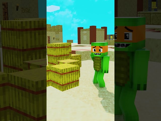 Help JJ Sister Win Hide and Seek Challenge with Mikey & JJ - MAIZEN Minecraft #shorts