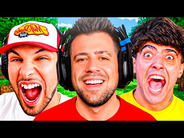 THE BEST MOMENTS OF MINECRAFT HARDCORE ft. AuronPlay, Agustin51