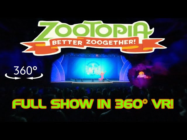 [360° VR] Zootopia: Better Zoogether! | Filmed on Opening Day | Disney's Animal Kingdom