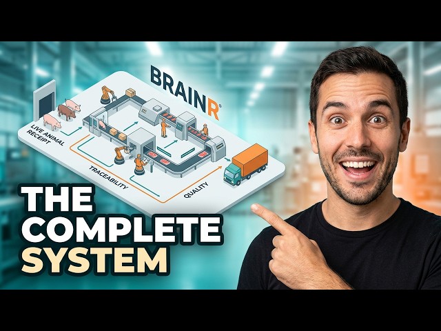 One Platform for Food Factories: MES, WMS, Quality & Traceability | BRAINR