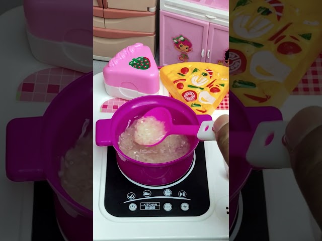 Satisfying Unboxing & Review of Miniature — Making Cooking Rice in My Toy Kitchen Set! 🍟