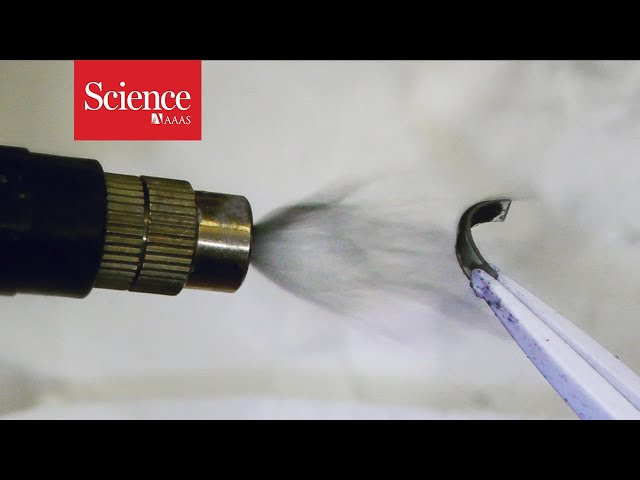 Magnetic spray transforms inanimate objects into mini-robots