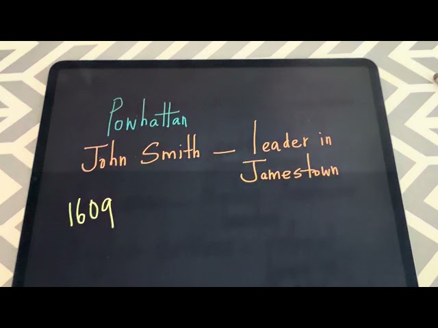 James town study notes G8