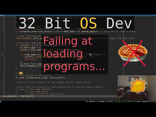 Debugging Program Loading | 32 bit OS Dev (in C)