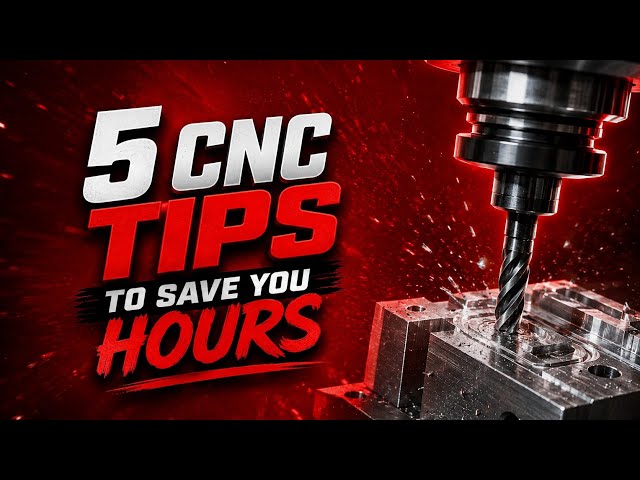 🔧 5 CNC Tips To Save You HOURS  #Milling #CNCMilling #Machining #Metalwork