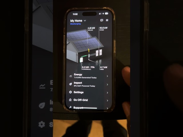 "A quick update! My Powerwall is now connected to Ethernet. How to verify on your app!