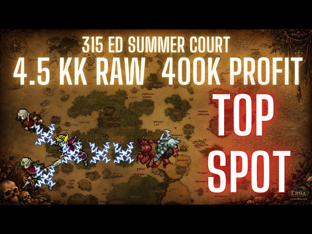 Is Summer Court the BEST Hunt for 315 ED? 4.5KK RAW XP/H +/- 400K Profit