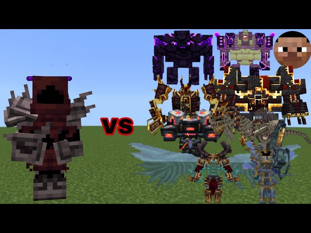 Hadean Enforcer (Updated) vs L Ender Cataclysm Bosses | Minecraft Java | MobBattle