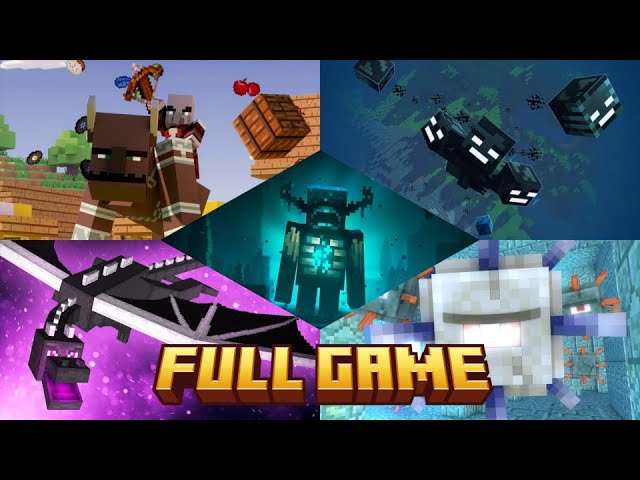 Minecraft Java Edition: Full Game Walkthrough - Defeating All Bosses!