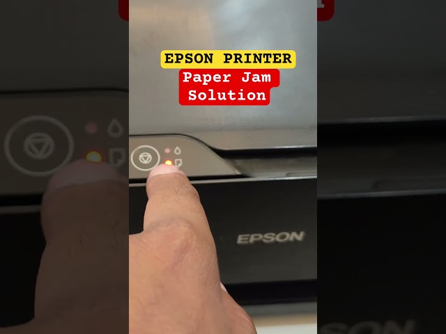 HOW TO SOLVE PAPER JAM ISSUE IN EPSON PRINTER #repairtutorial #paperjam #printingsolution