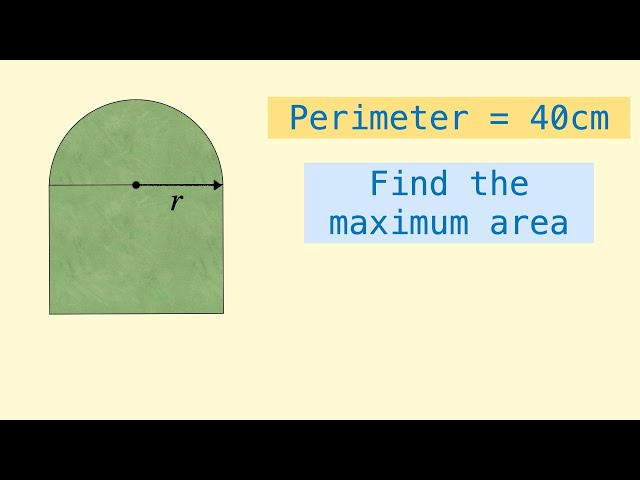 Modelling with Differentiation | AS level Mathematics