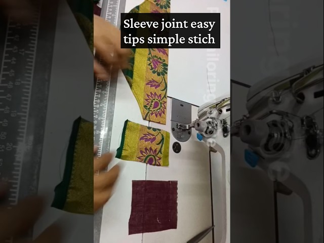 SLEEVE DESIGN tips and tricks #blousedesign #borderdesign #lacedesign #sleevesdesign #sewingtips