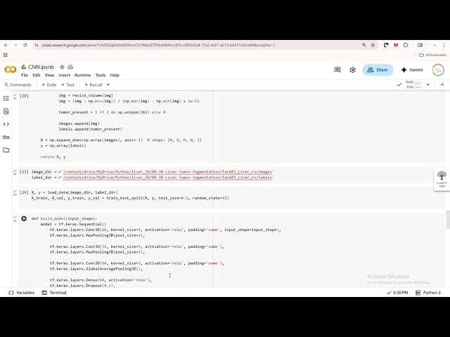 Detection of Liver Tumors Using 3D Deep Learning with CNN in Python
