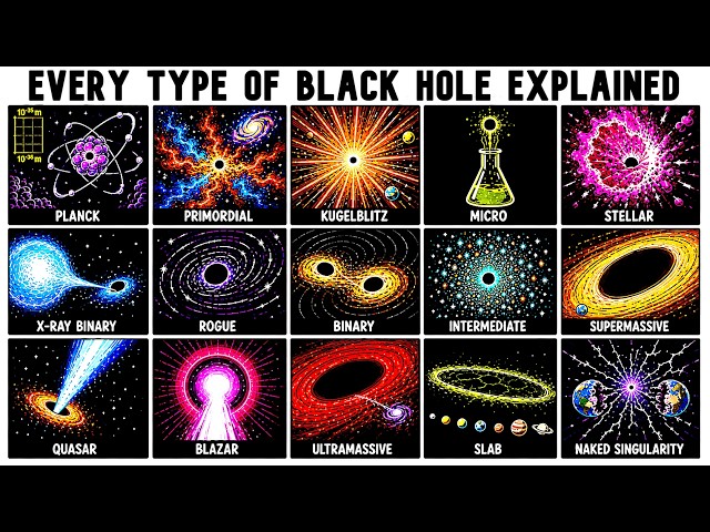 Every Type Of Black Hole Explained in 11 Minutes