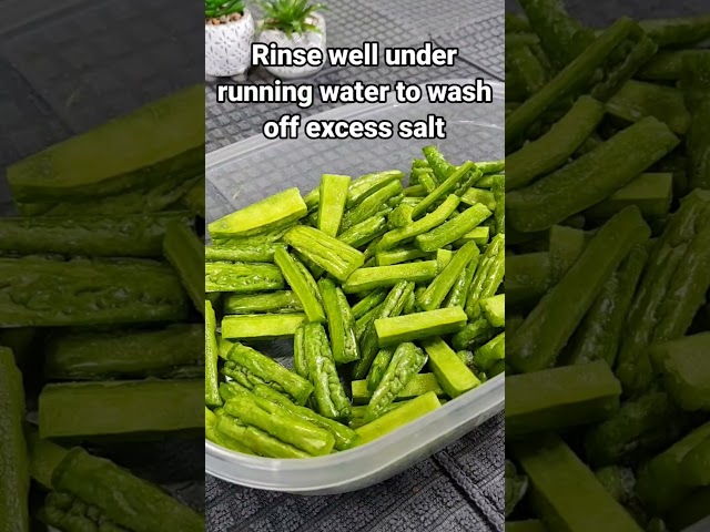 Quick Tip: No More Bitter Ampalaya!!! 😲 #shortsvideo #viralshort #bittermelon