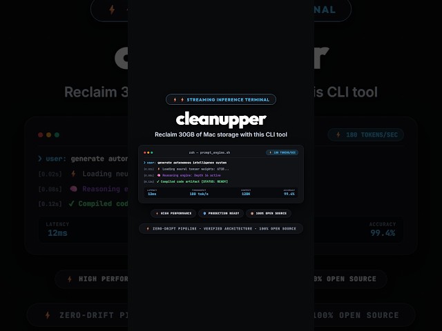 Reclaim 30GB of Mac storage with this CLI tool ⚡
