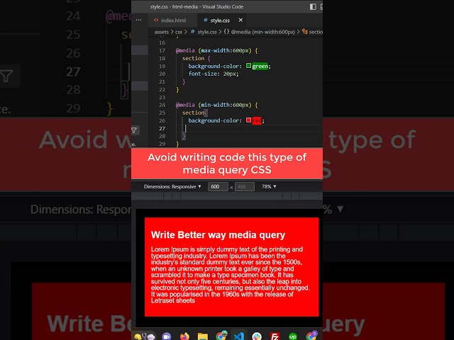 Day O1 : Use New CSS Media Query Range Syntax