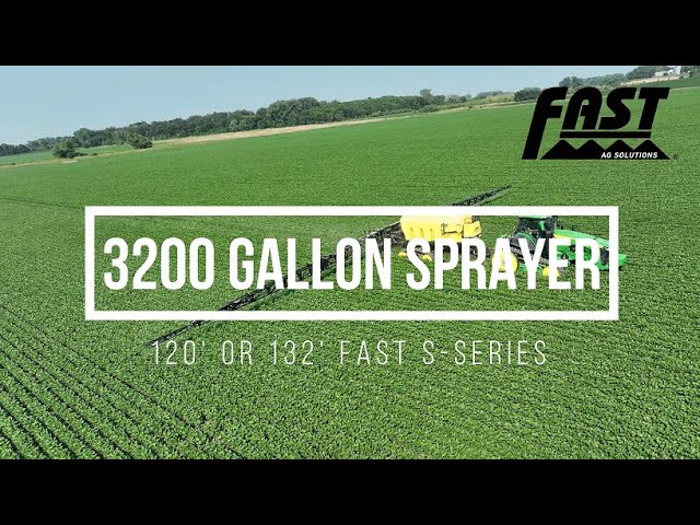 Fast 3200 Gallon S-Series 120' or 132' Sprayer