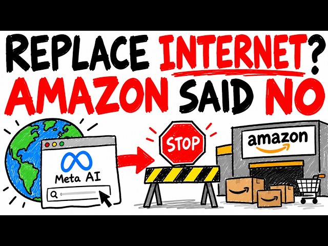 Meta’s New AI Wants to Replace the Internet. Amazon Just BLOCKED It.