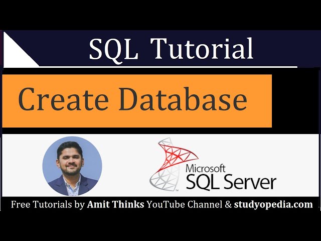 How to Create a Database | SQL Tutorial for Beginners