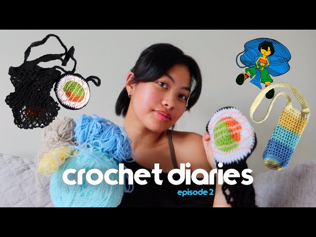 crochet diaries, episode 2 | finishing projects, rebranding my crochet business