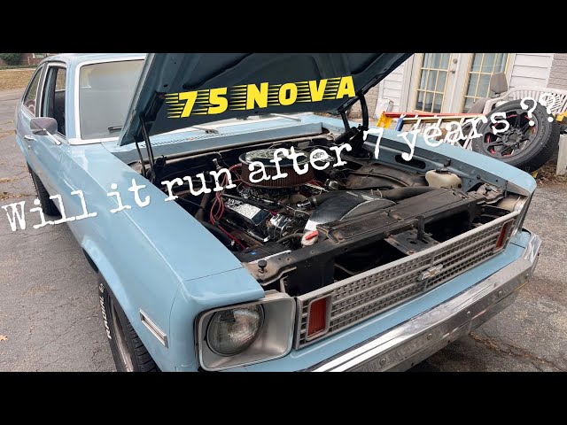 It’s not a Mopar, but still a cool car.  Will this 75 Nova run and drive after 7yrs ??