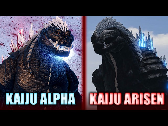 GODZILLA ULTIMA Detailed Comparison | Kaiju Alpha vs Kaiju Arisen