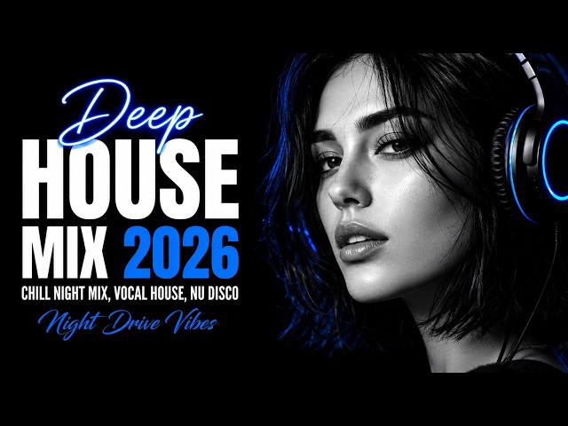 Deep House Mix 2026 - Night Drive Vibes | Vocal House, Nu Disco & Late Night Deep House