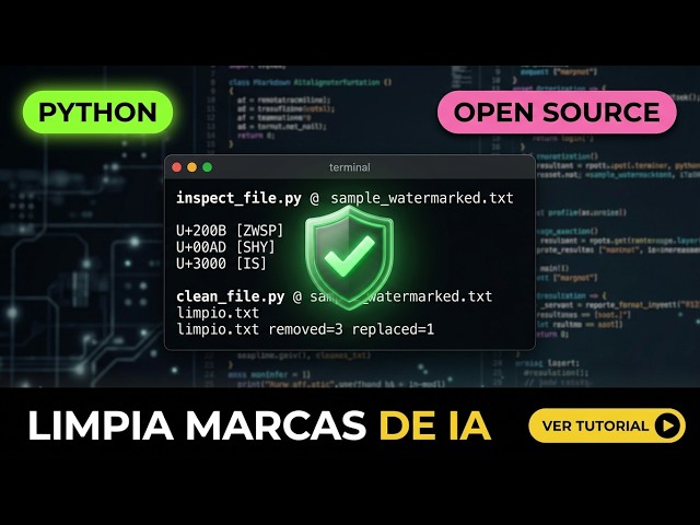watermarks-remover: detecta y limpia marcas invisibles de IA en tus archivos
