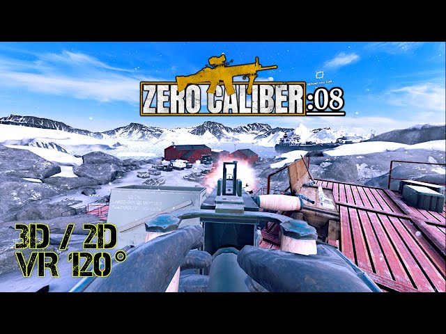 Zero Caliber VR [:08] Mission: "Frostbite" [3D/2D VR120°] (Info about 3D in description)
