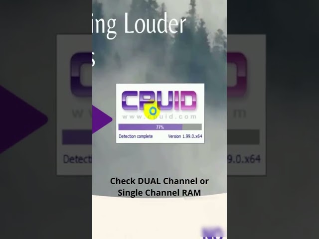 identify single channel and dual channel ram #shorts