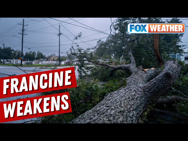 Francine Weakens To Tropical Depression But Life-Threatening Effects Remain In Southeast