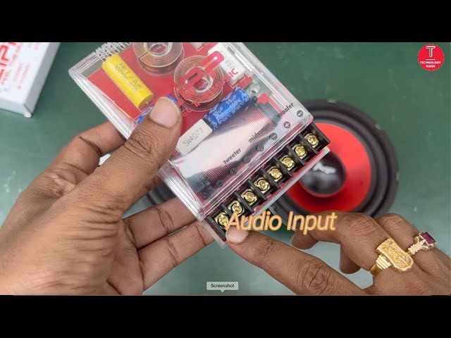 3-way crossover board for Tower speaker | Tweeter, Midrange Speaker, Woofer Drive Unboxing #trending