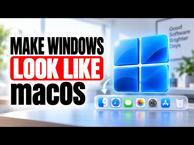Is This the Best Way to Make Windows 11 Look Like Mac?