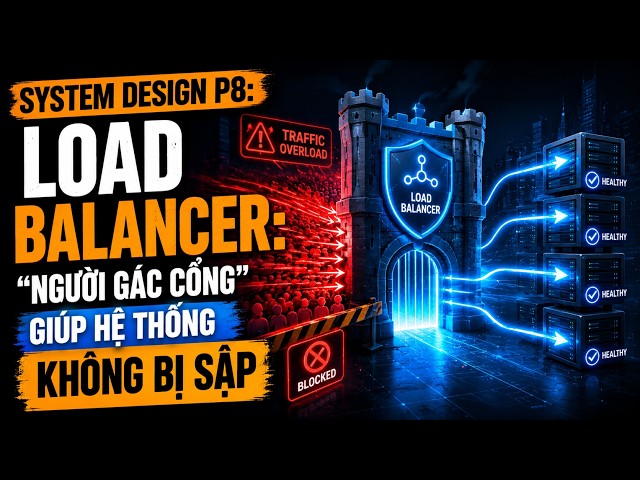 Load Balancer: người gác cổng giúp hệ thống không nghẹt thở | System Design P8