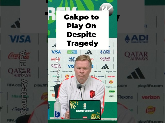Gakpo Ready to Play Amidst Personal Tragedy #shorts