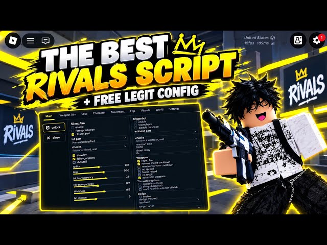 🔥[UNDETECTED] THE BEST RIVALS SCRIPT V2 | 👌 TON OF FEATURES + LEGIT CONFIG FREE🔥