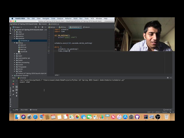 how to execute a python script every Monday or every day