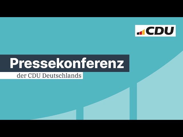 PK mit Bundeskanzler Friedrich Merz und dem baden-württembergischen Spitzenkandidaten Manuel Hagel