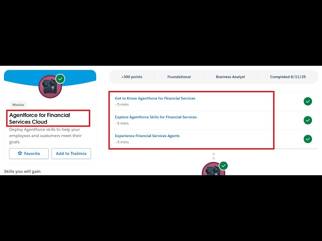Agentforce for Financial Services Cloud | Salesforce Trailhead
